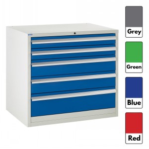 Euroslide Storage Cabinet 5 Drawer 825mm Type 2